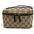 Gucci Vintage GG Canvas Beautycase Braun Beige