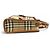 Mini mala tote Freya em pele com padrão Nova Check Burberry Marrom Bege - vista 4