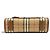 Mini mala tote Freya em pele com padrão Nova Check Burberry Marrom Bege - vista 5