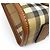 Mini mala tote Freya em pele com padrão Nova Check Burberry Marrom Bege - vista 6