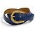 Hermès Hermes Vintage 1993 Leather Belt Blue Navy blue