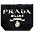 Prada Tasche aus blauem Frottee mit Dreiecks-Logo Marineblau - Ansicht 8