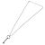 Autre Marque Tiffany & Co. Oval Key Halskette aus Sterlingsilber - Ansicht 2
