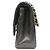 Bolso de hombro Chanel de piel de cordero acolchada negra Negro - vista 4