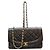 Borsa a tracolla Chanel A01165 Diana 25 in pelle d'agnello nera Nero