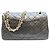 Borsa a tracolla Chanel in pelle d'agnello matelassé nera Nero - vista 3