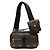 Louis Vuitton Utility Crossbody Schultertasche aus Kalbsleder Schwarz