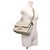 Borsa a tracolla Chanel in pelle caviar grigio chiaro Marrone - vista 10