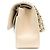 Borsa a tracolla Chanel in pelle caviar grigio chiaro Marrone - vista 2
