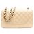 Borsa a tracolla Chanel in pelle caviar grigio chiaro Marrone - vista 3