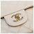 Borsa a tracolla Chanel in pelle caviar grigio chiaro Marrone - vista 6