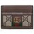 Gucci Ophidia GG Supreme Brown Card Case Castaño