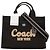 COACH CP158 Bolsa Tote Cargo 2-Way Preto