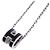 Hermès Collier Hermes Pop H Mini Noir Argenté - vue 6
