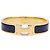 Hermès Bracelet jonc émaillé Click H Hermes 2022 Doré - vue 2