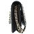 Borsa a tracolla portafoglio Chanel Classic Caviar con catena parzialmente decorata con strass Nero - vista 4