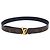 Cintura reversibile Monogram Louis Vuitton Marrone