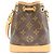 Bolsa de Ombro Louis Vuitton Monogram Nano Noe Marrom - vista 3