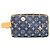 Neceser Louis Vuitton Monogram Denim Flower Locker Azul oscuro