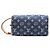 Neceser Louis Vuitton Monogram Denim Flower Locker Azul oscuro - vista 5