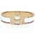 Hermès Hermes Click H Enamel Bangle Golden