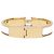 Hermès Hermes Click H Enamel Bangle Golden - view 3