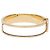 Hermès Hermes Click H Enamel Bangle Golden - view 4