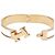 Hermès Hermes Click H Enamel Bangle Golden - view 6