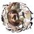Anello Gucci Lion Head in vetro e cristalli Argento Verde - vista 8