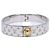 Brazalete Nanogram Louis Vuitton S Plata Dorado - vista 3