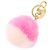 Portachiavi in pelliccia di visone Rosa/Oro Louis Vuitton D'oro