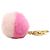 Portachiavi in pelliccia di visone Rosa/Oro Louis Vuitton D'oro - vista 2