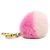 Portachiavi in pelliccia di visone Rosa/Oro Louis Vuitton D'oro - vista 4