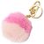 Portachiavi in pelliccia di visone Rosa/Oro Louis Vuitton D'oro - vista 6