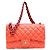 Chanel Schultertasche aus rotem Lammleder