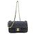 Borsa a tracolla mini Chanel Indigo Denim Blu scuro