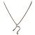 Collana con pendente Tiffany & Co. Elsa Peretti "N" in argento sterling