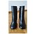 Bottines Givenchy G Cube en cuir noir avec talon logo doré - vue 4