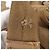 Prada Tessuto Nylon Triangle Logo Leather Backpack Brown - view 14