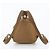 Prada Tessuto Nylon Triangle Logo Leather Backpack Brown - view 3
