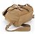 Prada Tessuto Nylon Triangle Logo Leather Backpack Brown - view 5