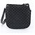 Borsa a tracolla Gucci GG in pelle scamosciata Nero - vista 3