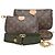 Louis Vuitton Multi Pochette Accessoires Pouch Marrom Caqui