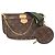Louis Vuitton Multi Pochette Accessoires Pouch Marrom