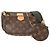 Louis Vuitton Multi Pochette Accessoires Pouch Marrom