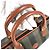 Fendi Pequin Vintage Pecan Mini Boston Handtasche Braun Khaki - Ansicht 13