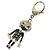 Chanel 22P Lion Camellia Logo Metal Charm Nero D'oro
