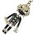 Chanel 22P Lion Camellia Logo Metal Charm Nero D'oro - vista 4