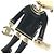 Chanel 22P Lion Camellia Logo Metal Charm Nero D'oro - vista 8