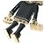 Chanel 22P Lion Camellia Logo Metal Charm Nero D'oro - vista 9